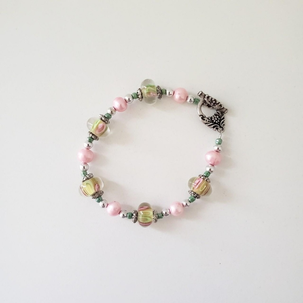 Glass Bead Bracelet